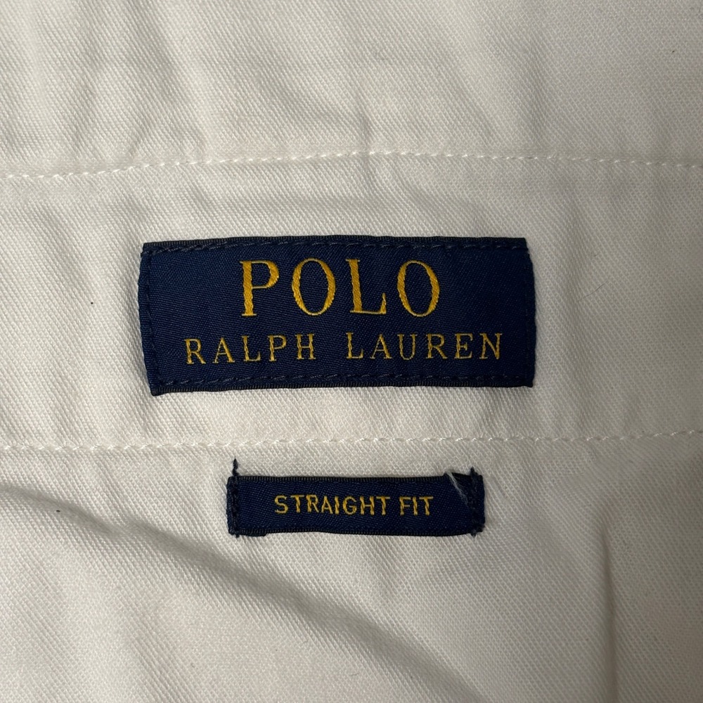 Polo Ralph Lauren Bedford Chino Mens 29/30 White Straight Fit Cotton Twill Pants - Picture 5 of 15